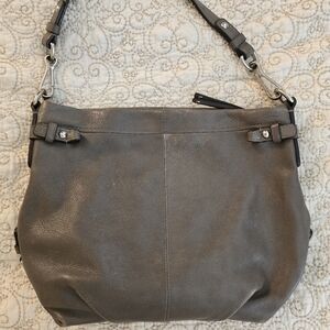 Vintage Gray Coach Purse